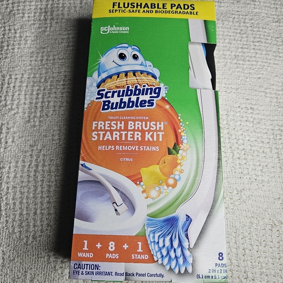 Scrubbing Bubbles Fresh Brush Starter Kit, Citrus - Toilet Bowl Cleaning System - Picture 7 of 16